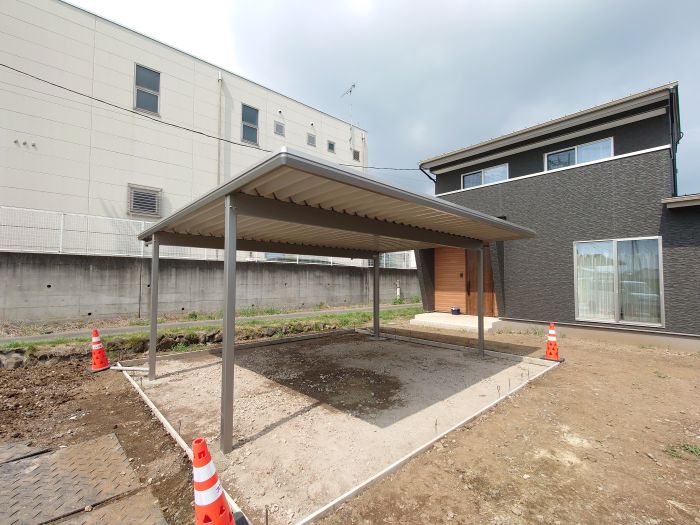 外構工事：カーポート　　〈北群馬郡榛東村〉 アイキャッチ画像