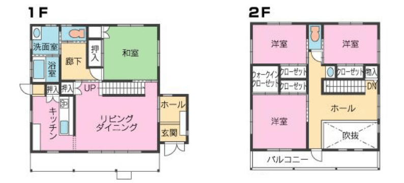 間取り図 イラスト