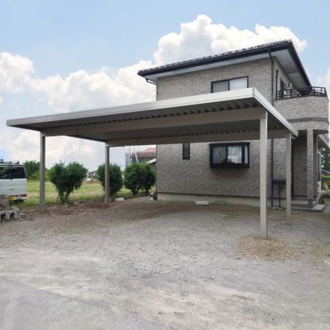 外構工事：カーポート　　〈北群馬郡榛東村〉 アイキャッチ画像