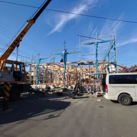 上棟しました　〈高崎市〉 アイキャッチ画像